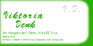 viktoria denk business card